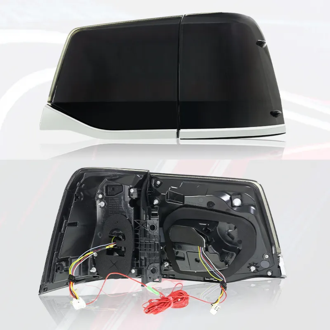Toyota Land Cruiser 200 Series LED Tail Lights with Sequential Turn Signal — 2016–2021 (Pair)