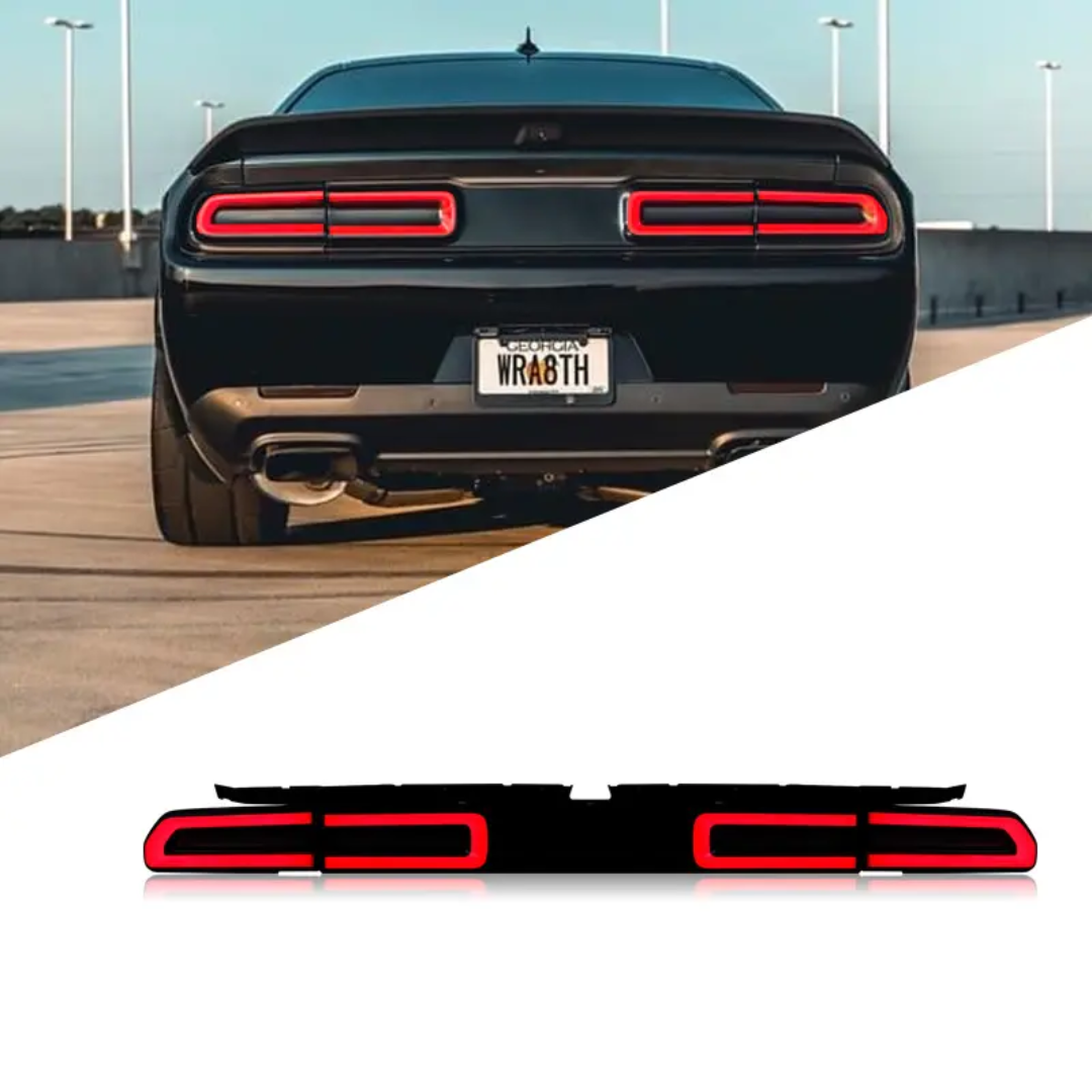 Dodge Challenger LED Tail Lights with Sequential Turn Signal — 2008–2014 (Pair)