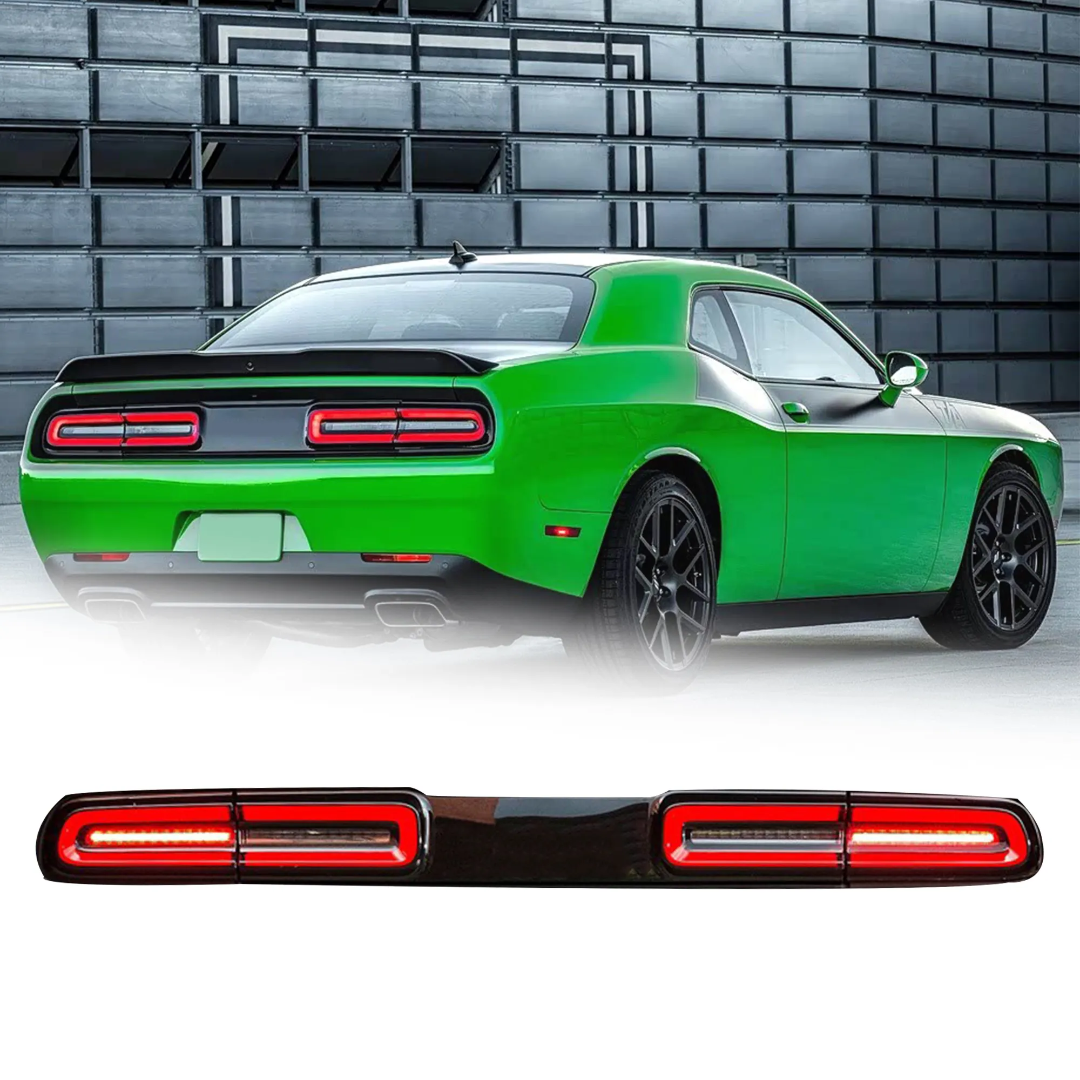 Dodge Challenger LED Tail Lights with Sequential Turn Signal — 2015–2023 (Pair)