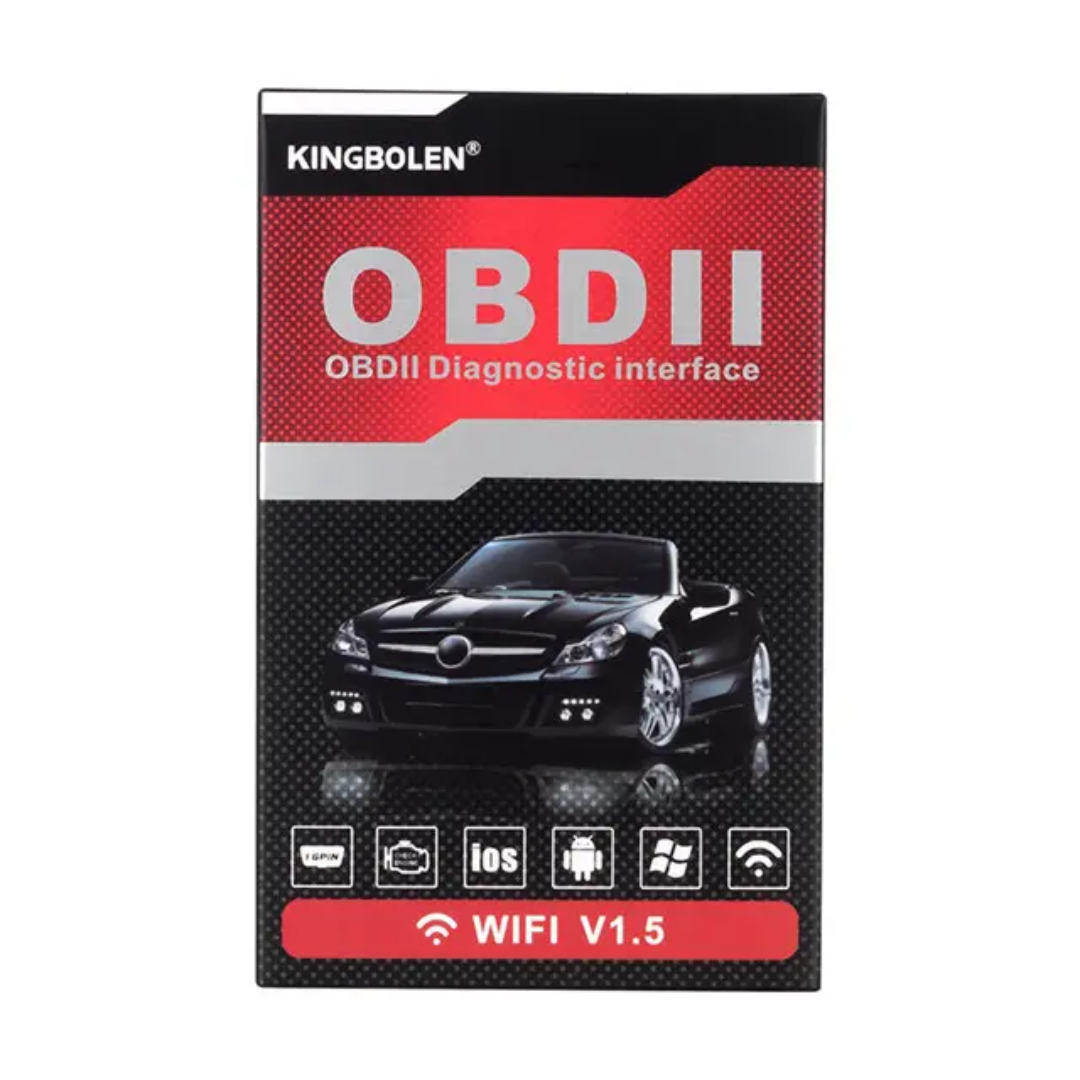 KINGBOLEN WiFi OBD2 Scanner V1.5 – Wireless Car Diagnostic Tool for iPhone & Android