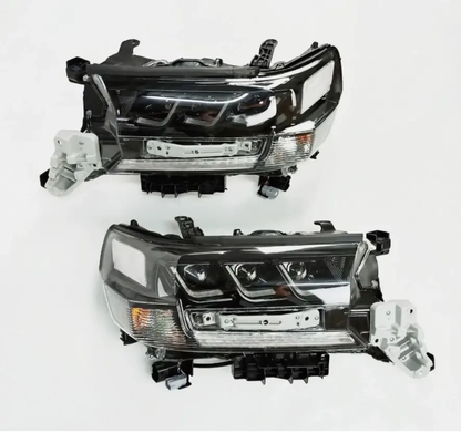 Toyota Land Cruiser LC200 High-Performance 3-Lens LED Headlights | Sequential DRL | 1-Year Warranty | Free Shipping — 2016–2021