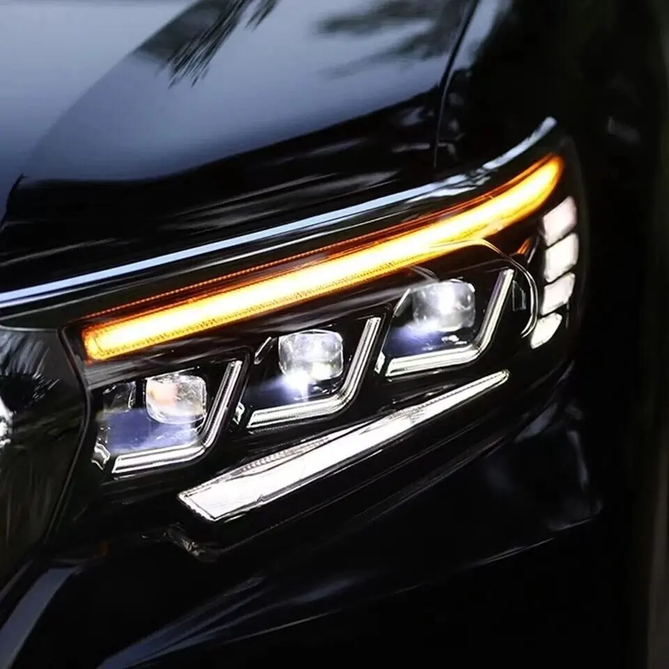 Toyota Prado 150 Projector LED Headlights for 2009–2023 Models, Premium Full LED Headlamp Assembly, OEM-Style Front Lighting Upgrade