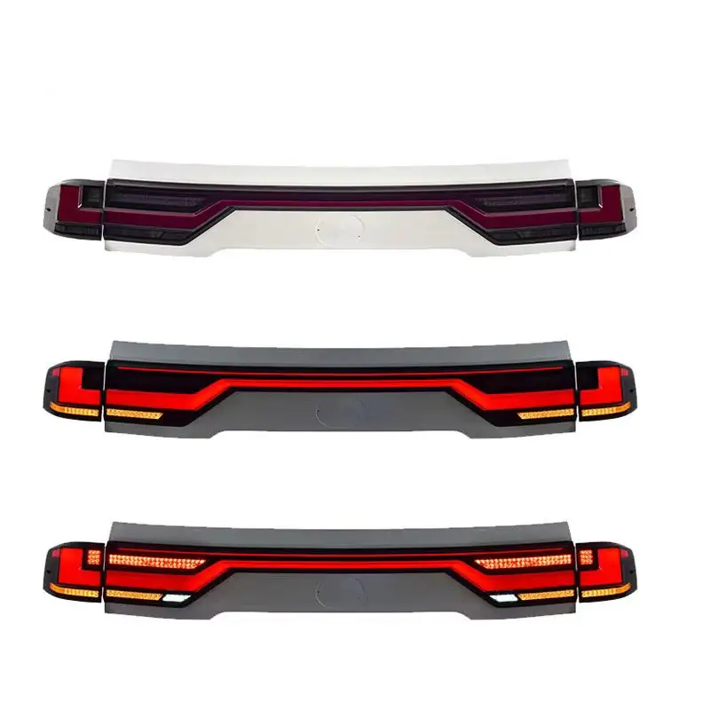 Toyota Land Cruiser 300 Sequential LED Taillights, Full LED Rear Lamp Assembly, Dynamic Turn Signal, Smoked Lens, Plug & Play, Premium OEM-Style Upgrade