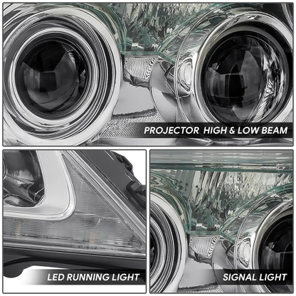 Lexus LX570 Premium LED Headlights, Full LED Headlamp Assembly, Front Lighting Upgrade, Left & Right Set, Premium OEM-Style Design