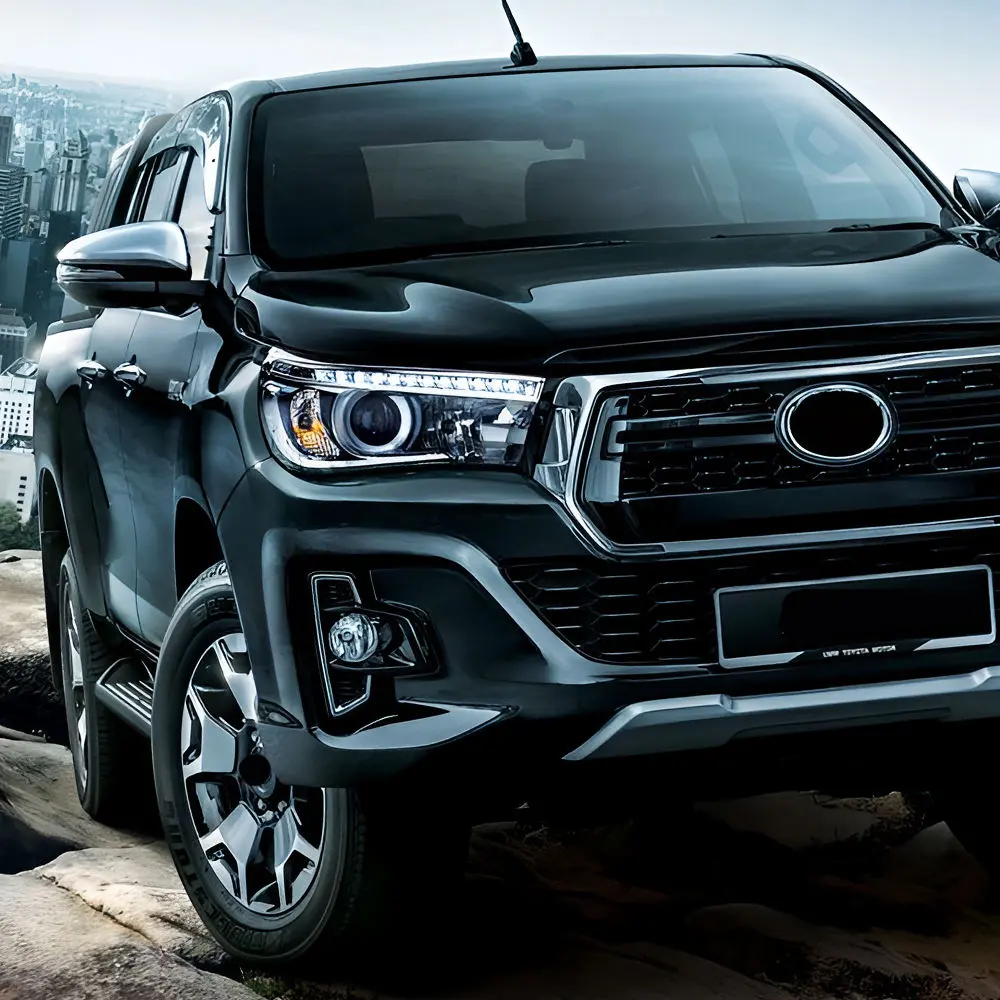 Toyota Hilux Revo LED Projector Headlights, Full LED Headlamp Assembly, Sharp Beam Pattern, Left & Right Set, Premium Front Lighting Upgrade