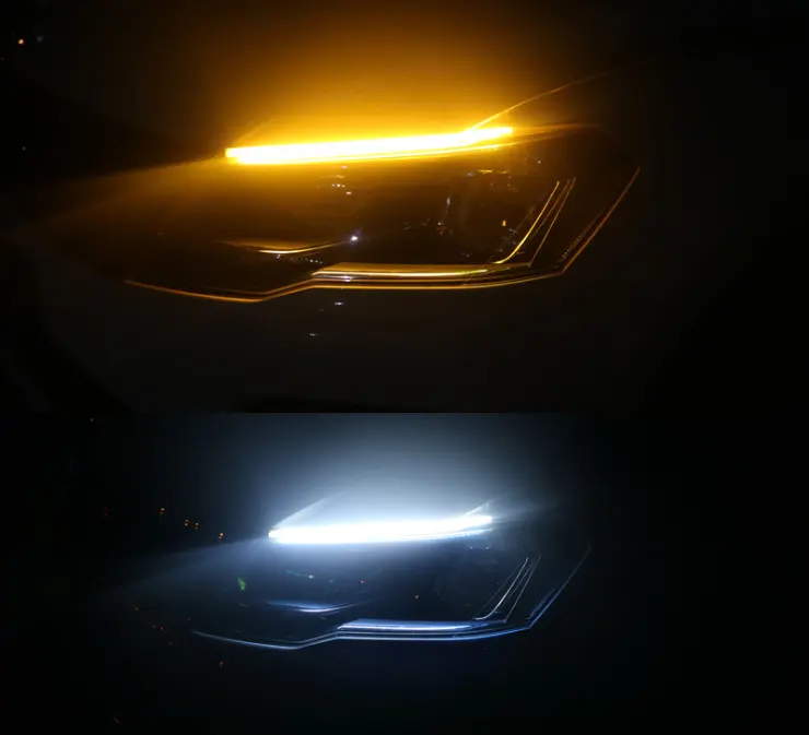 Dynamic Sequential LED DRL Strip Kit, Daytime Running Light, Flowing Turn Signal Effect, Premium Front-End Accent Lighting