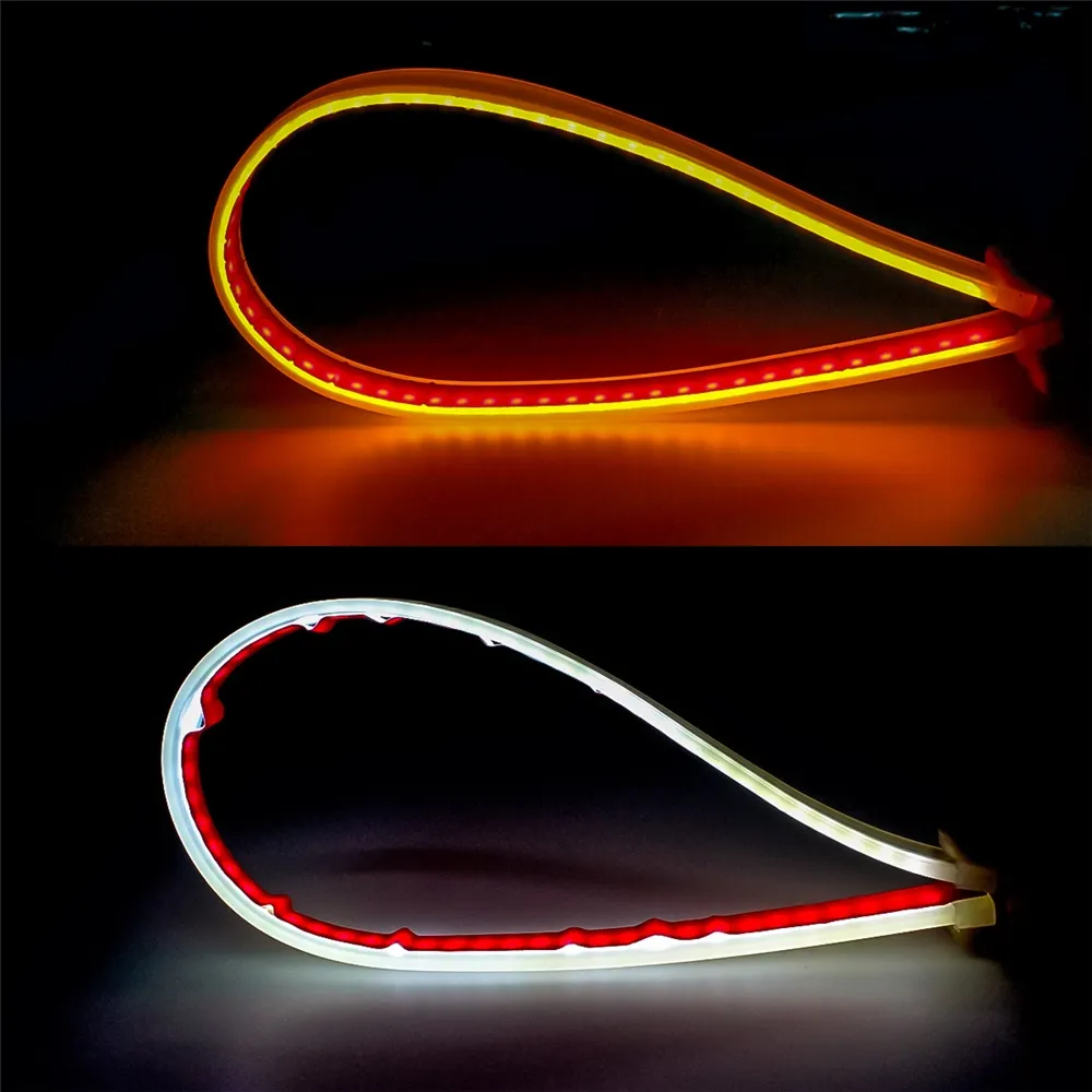 Dynamic Sequential LED DRL Strip Kit, Daytime Running Light, Flowing Turn Signal Effect, Premium Front-End Accent Lighting