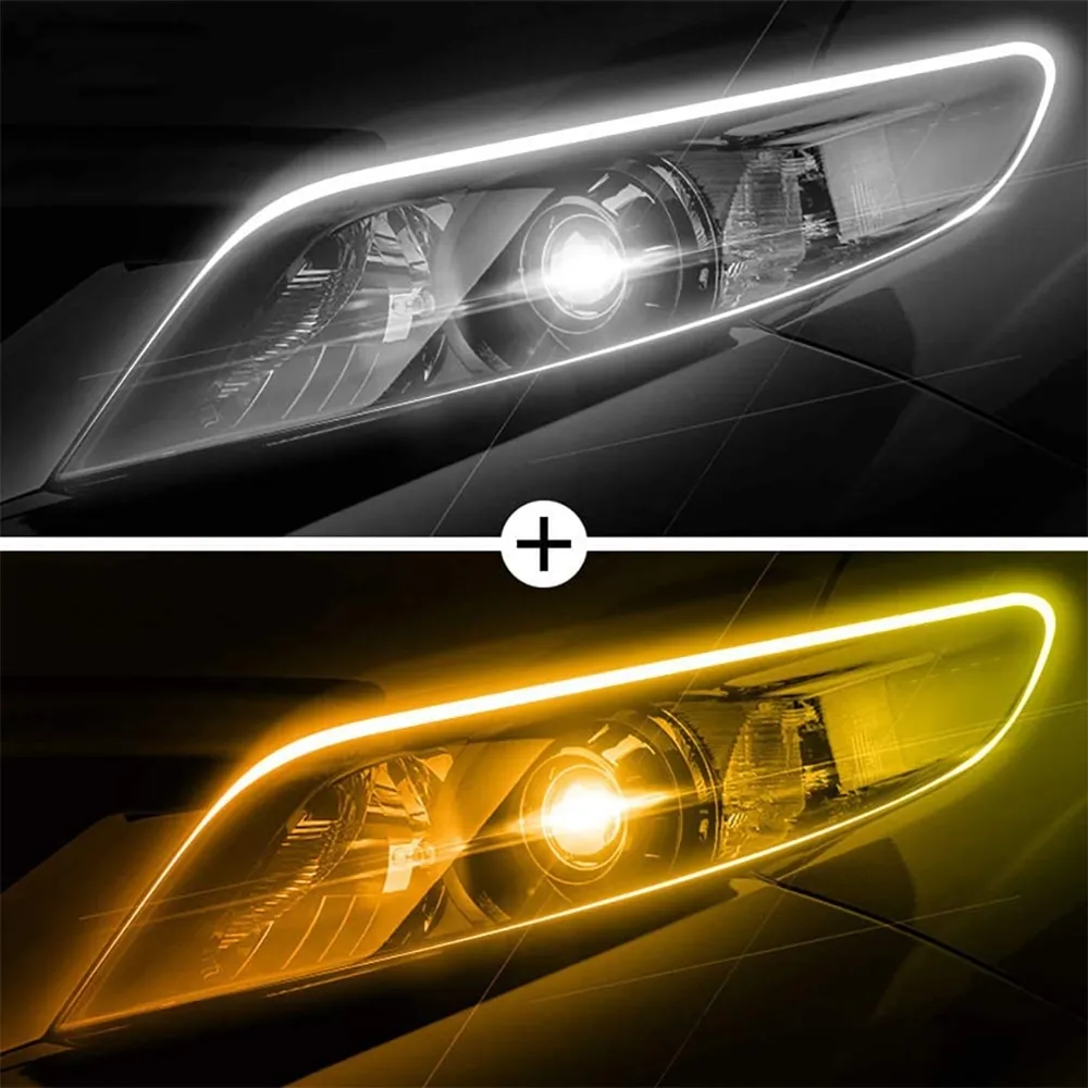 Dynamic Sequential LED DRL Strip Kit, Daytime Running Light, Flowing Turn Signal Effect, Premium Front-End Accent Lighting