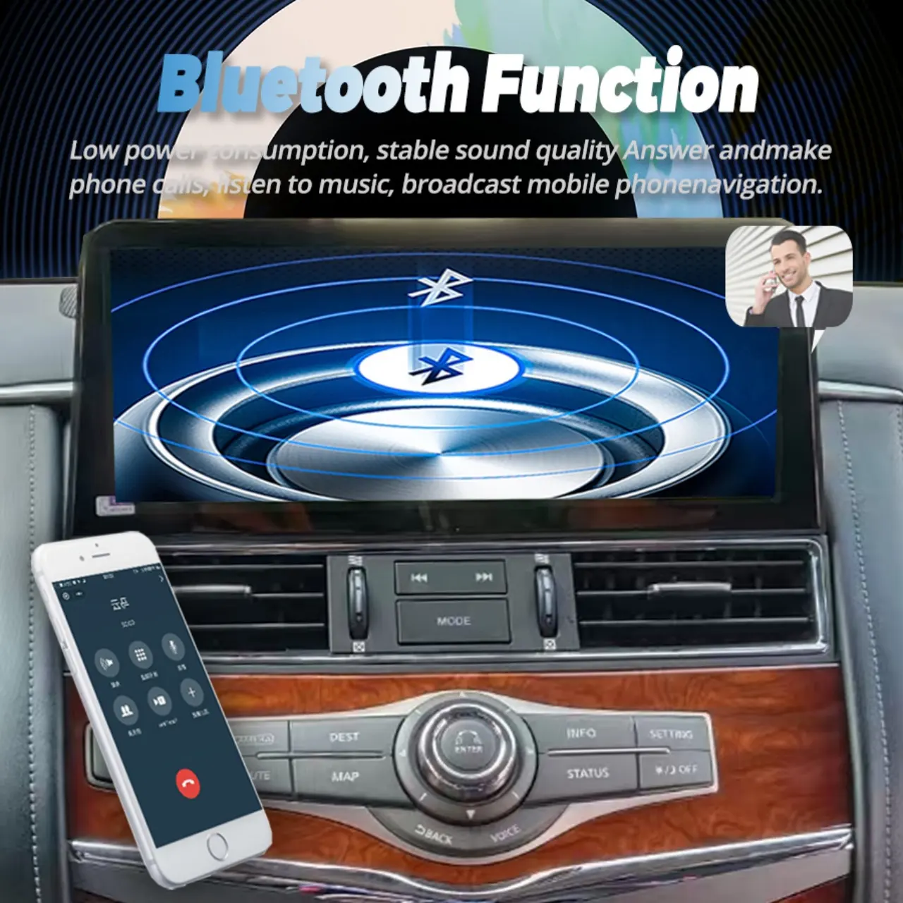 Nissan Patrol Y62 Android CarPlay Screen Upgrade | 1-Year Warranty | Free Shipping | Plug & Play