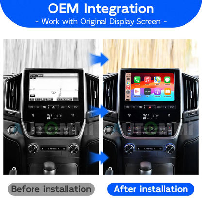 Toyota Land Cruiser 200 Android CarPlay Screen Upgrade | 1-Year Warranty | Free Shipping | Plug & Play