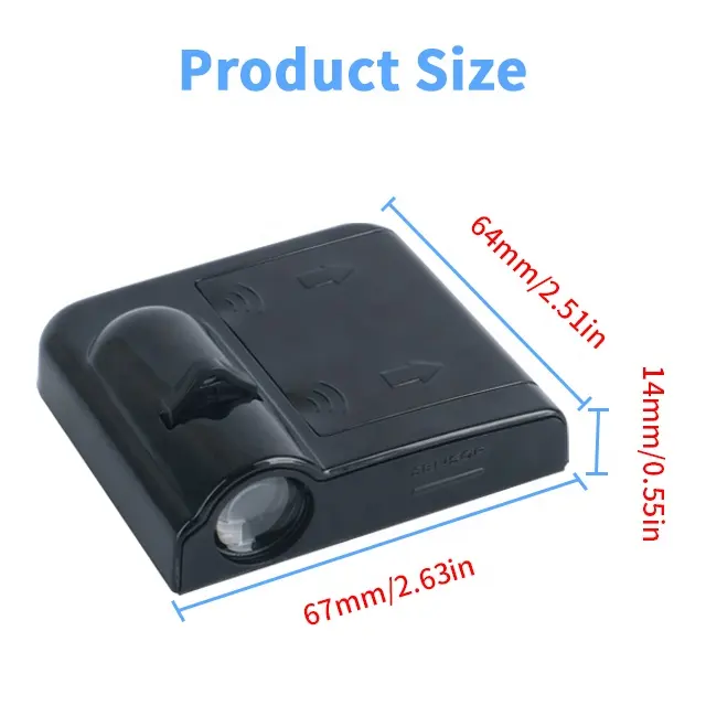 LED Car Door Welcome Light Projector — Logo Laser Shadow Light | 1-Year Warranty | Free Shipping