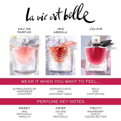Lancôme La Vie Est Belle Eau de Parfum for Women 3.4 oz