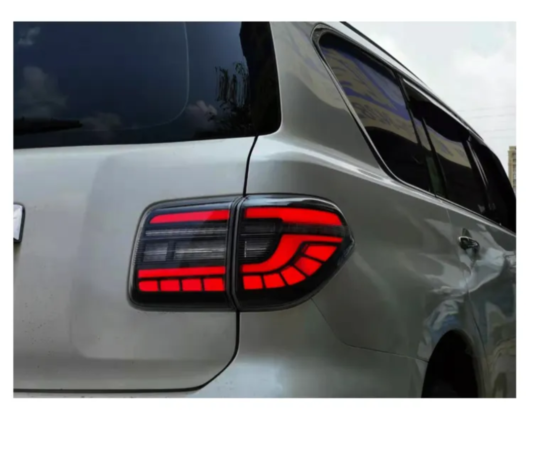 Nissan Patrol Y62 LED Tail Lights with Sequential Turn Signal — 2016–2020 (Pair)