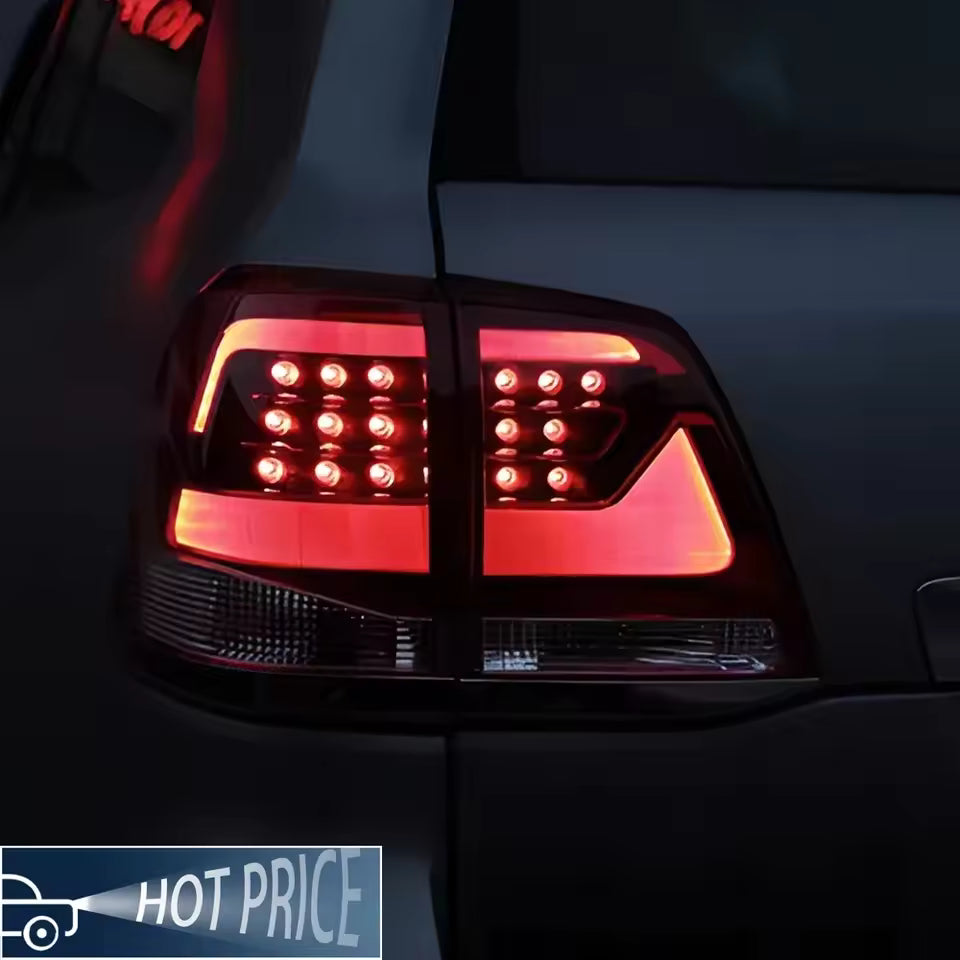 Toyota Land Cruiser 200 Series LED Tail Lights with Sequential Turn Signal — 2008–2015 (Pair)