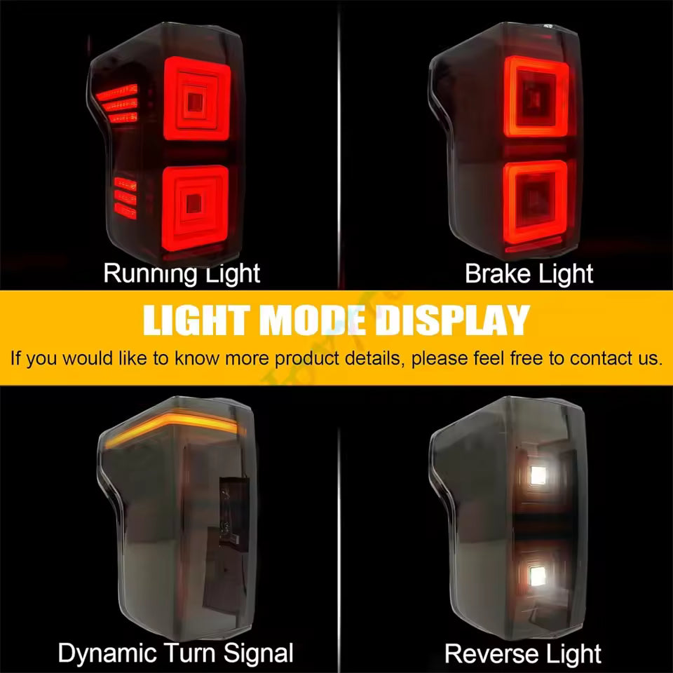 🔥 Upgrade Your Ford F-150 in Minutes – Premium LED Sequential Tail Lights (2015–2020)