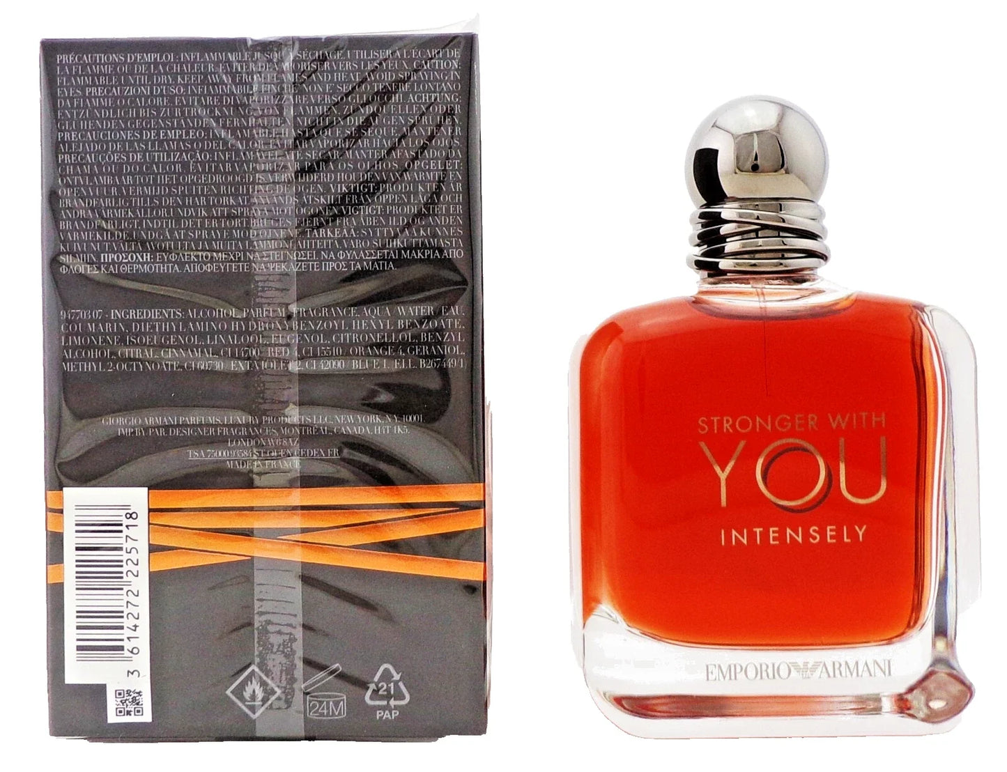 Armani Stronger With You Intensely Eau de Parfum – 100ml / 3.4 fl oz